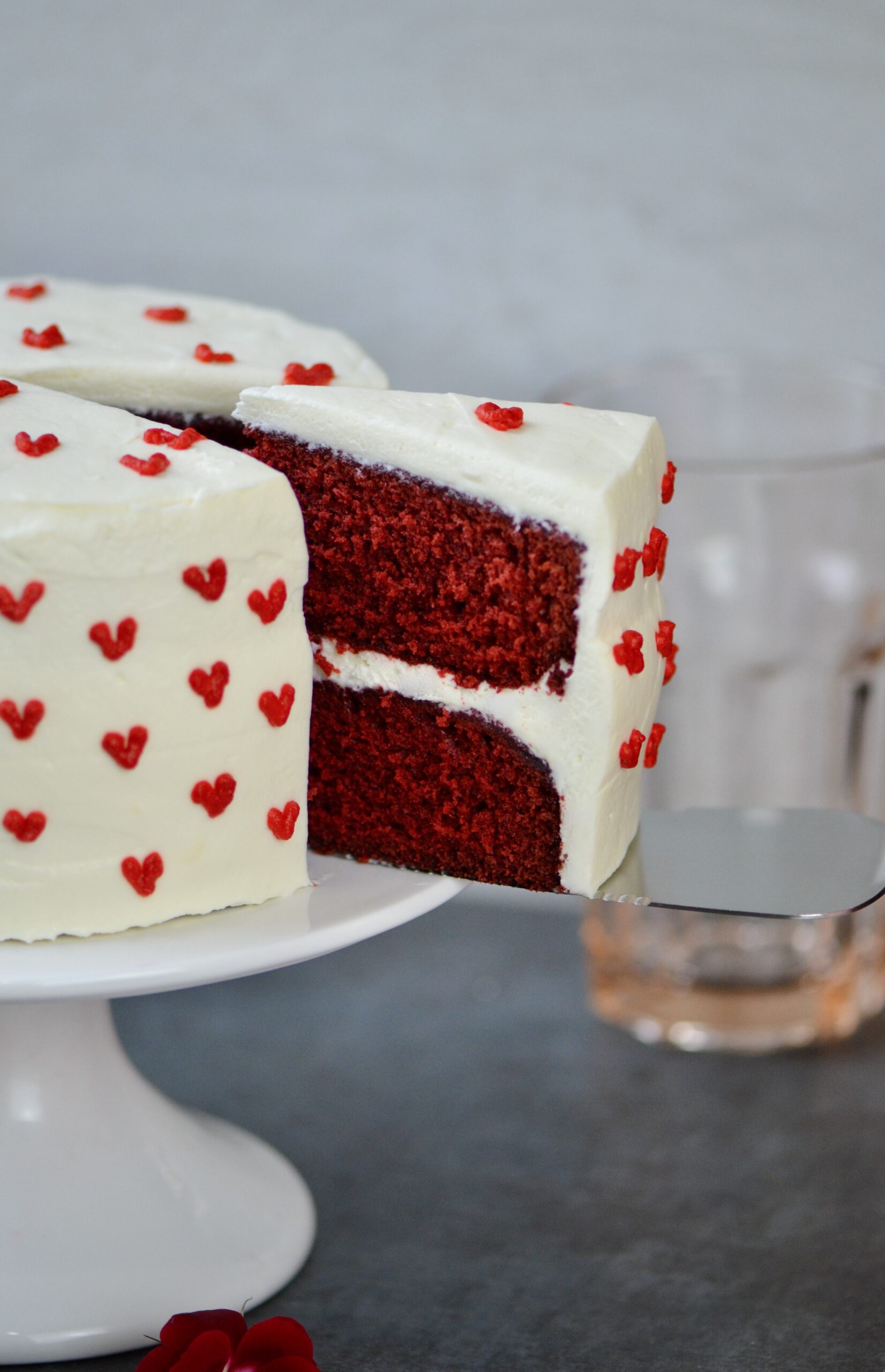 Small Red Velvet Cake with Mini Hearts! – Corrigan Sisters