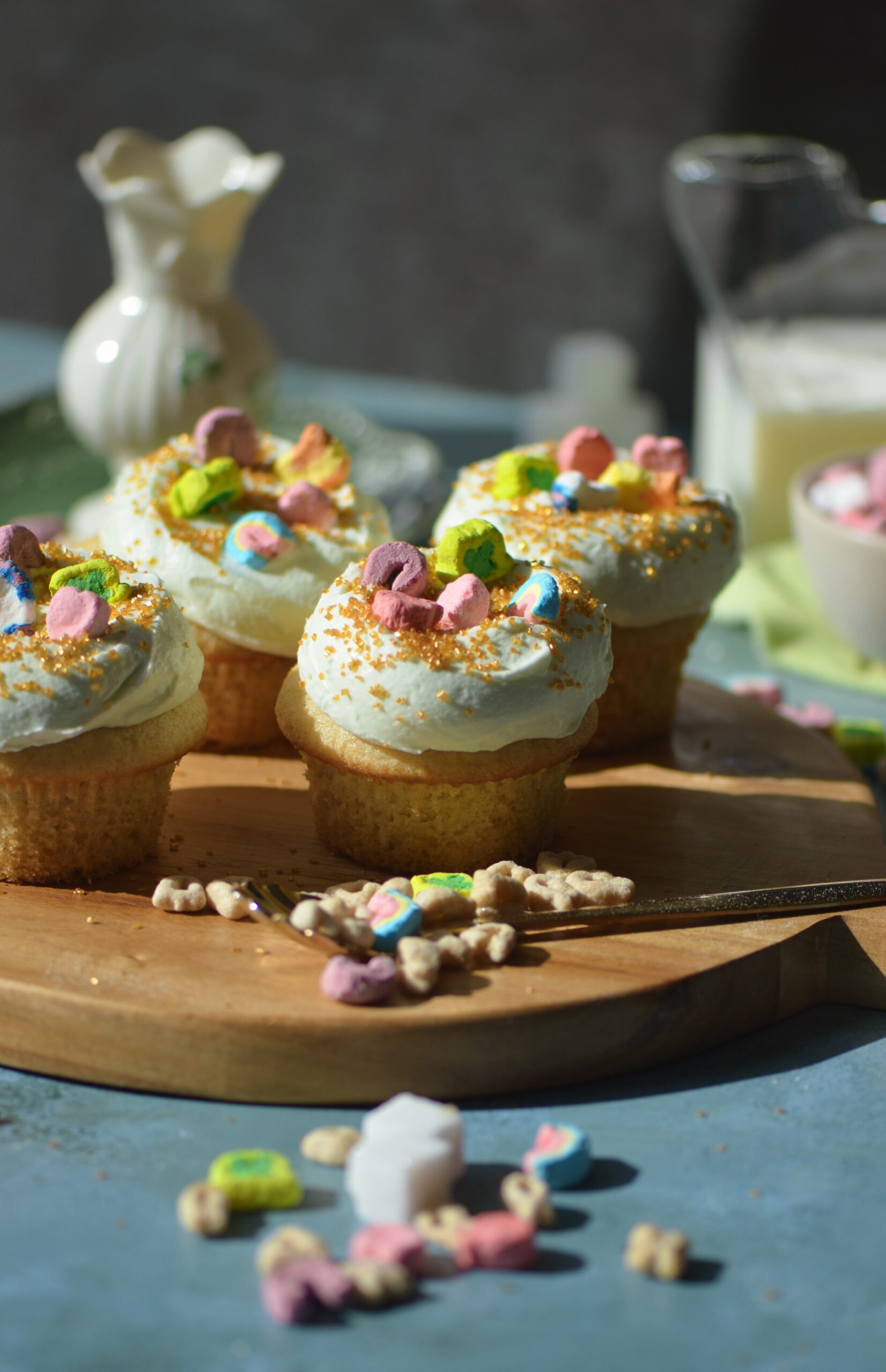 Lucky Charms Cupcakes!